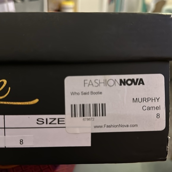 Fashion Nova Who Said Bootie - Size 8 - Picture 2 of 7